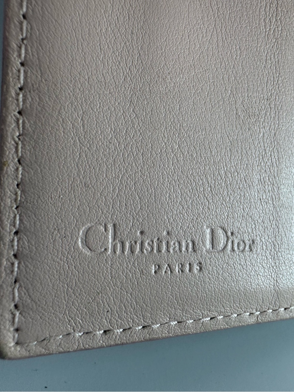 Christian Dior Rare Heart Lock Trotter Wallet Pink Interior Y2K Diorissimo Auth - Picture 5 of 13